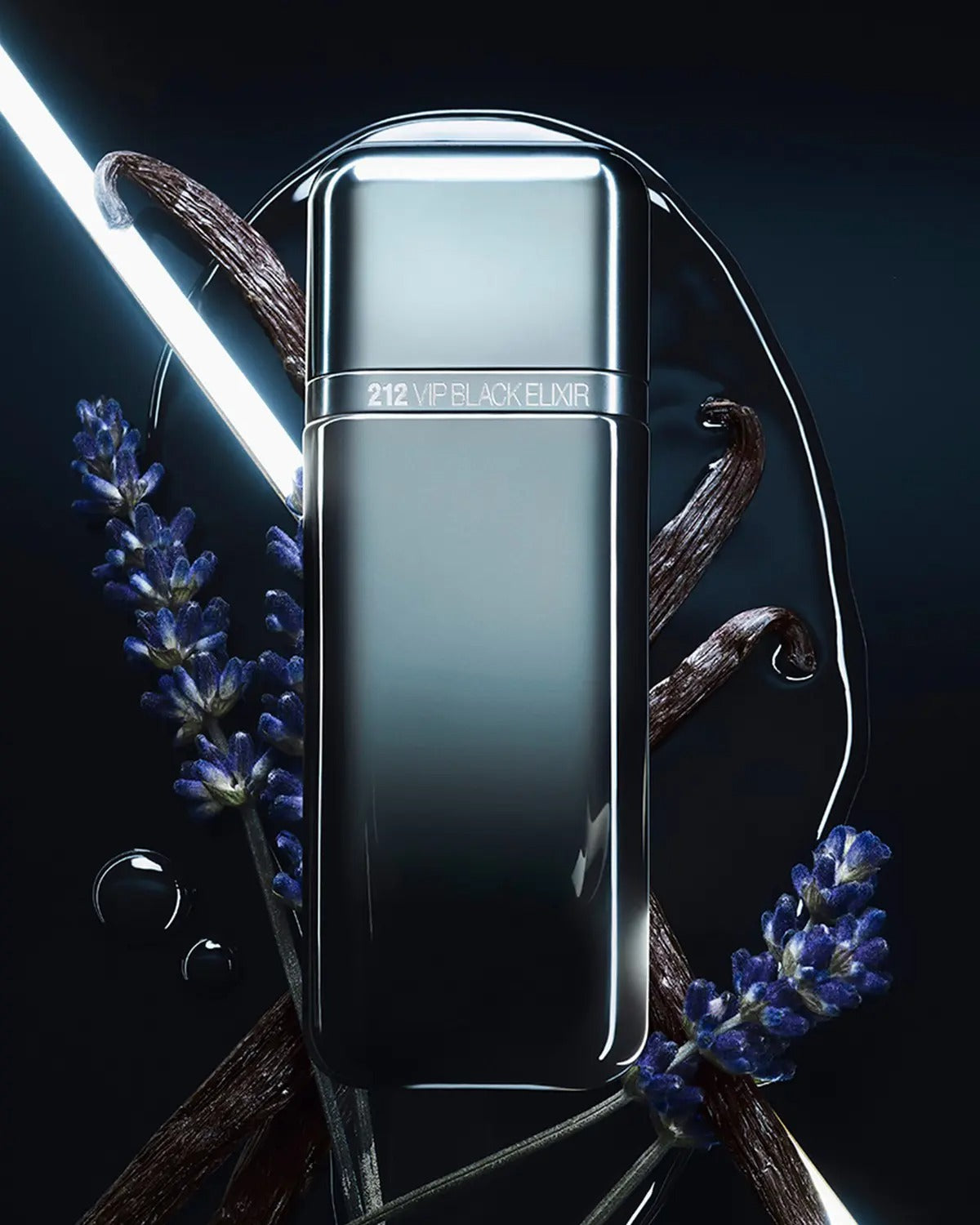 Carolina Herrera 212 VIP Black Elixir Cologne EDP - 3.4 oz / 100 ml