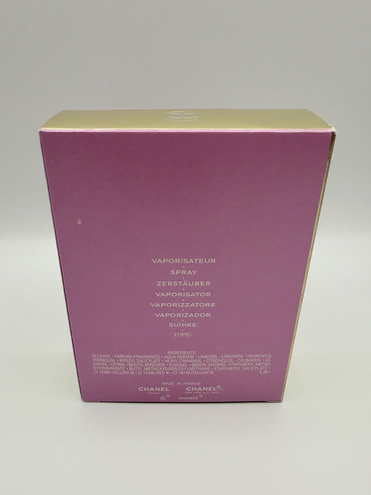 CHANCE CHANEL Eau De Toilet Women Spray 3.4 Oz / 100Ml New Sealed Fast Shipping