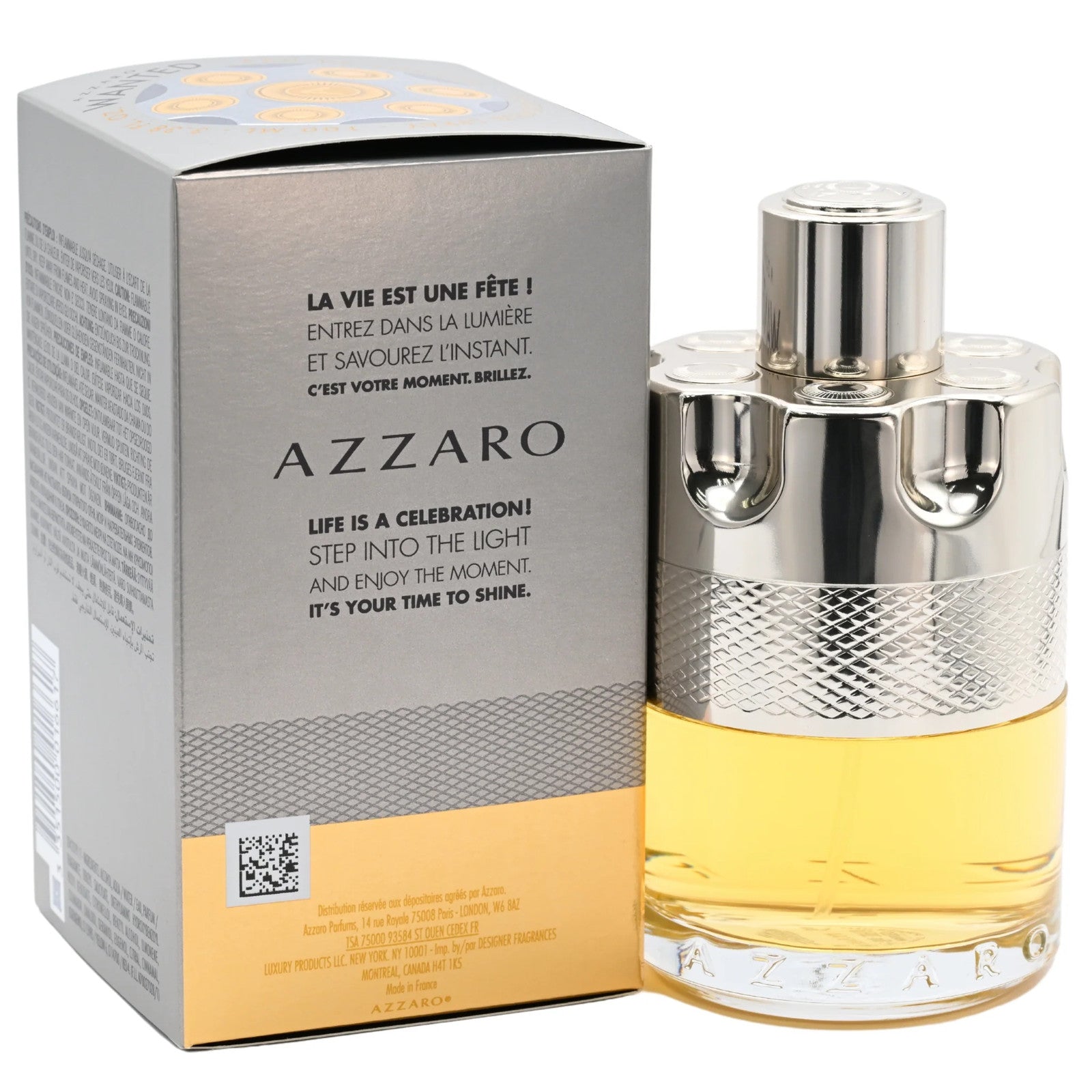 Azzaro Wanted by Azzaro Cologne for Men EDT 3.38 / 3.4 Oz New in Box