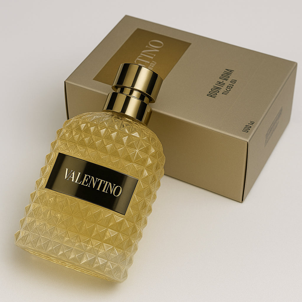 VALENTINO UOMO BORN in ROMA the GOLD EDT 3.4Oz 100Ml SPRAY for MEN - NEW SEALED