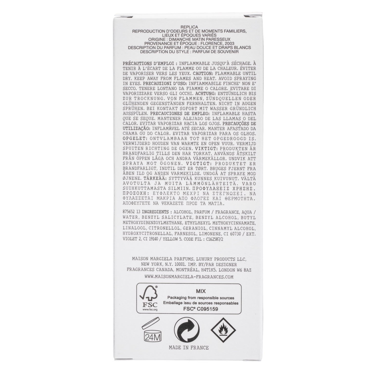 Replica Lazy Sunday Morning by Maison Margiela