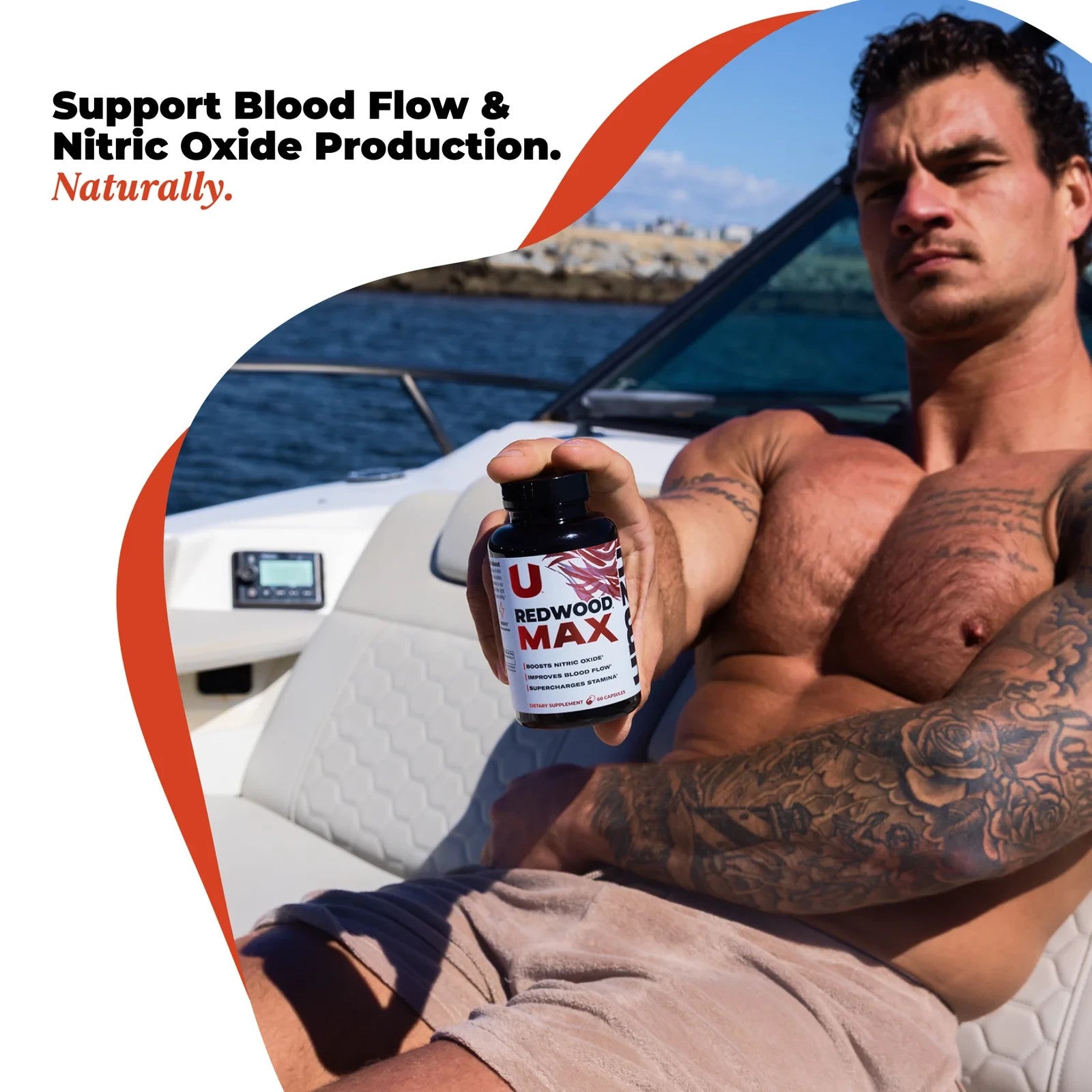 UMZU Redwood MAX 60 Capsules | Boost Nitric Oxide, Blood Flow & Stamina USA