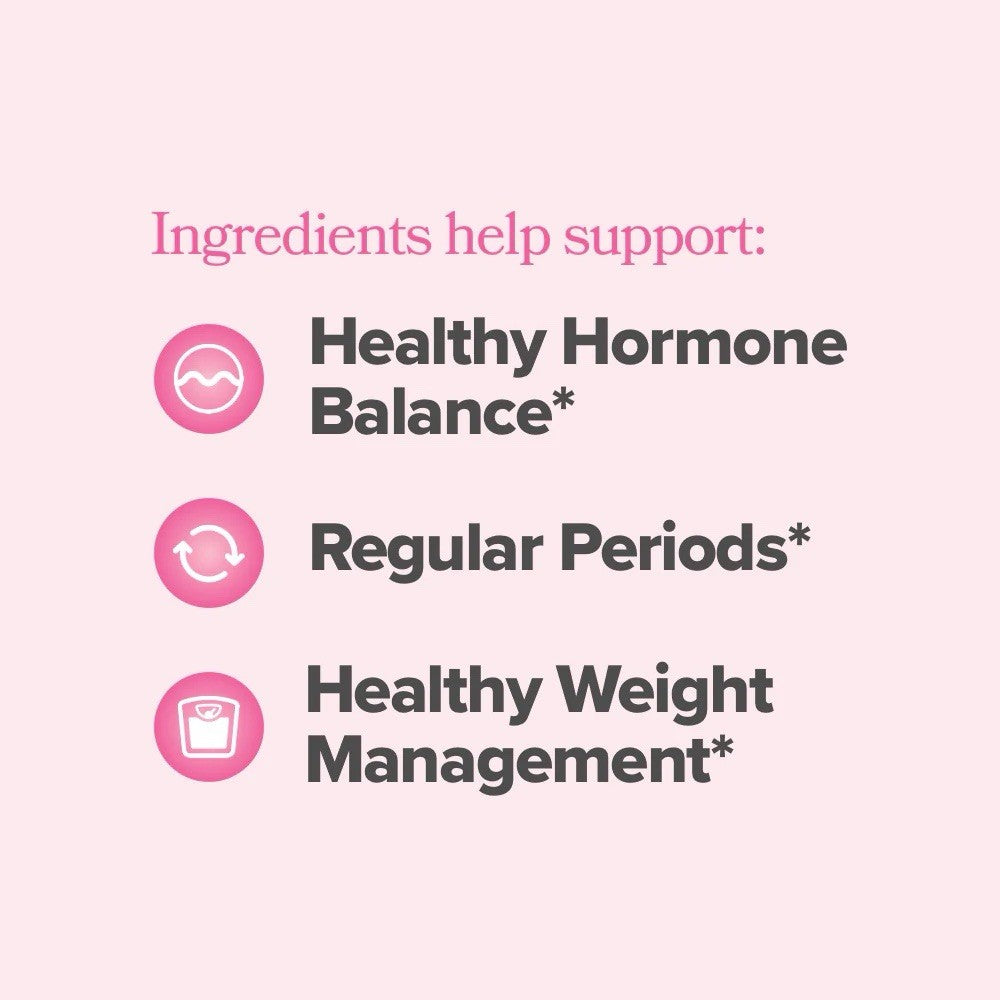 FLO Ovarian Support Vitamin 90 Vegan Capsules Dietary Supplement Hormone Balance