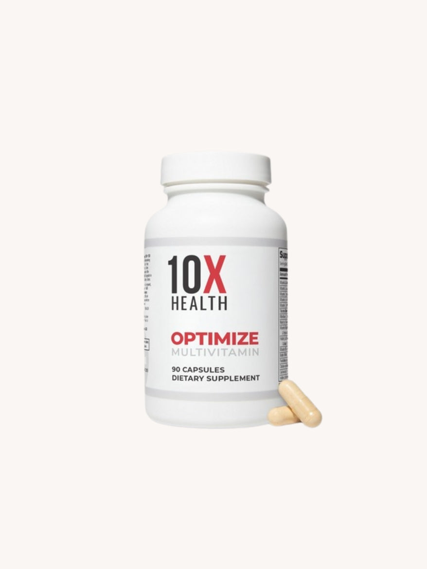 10X Health Optimize Methylated Multivitamin.