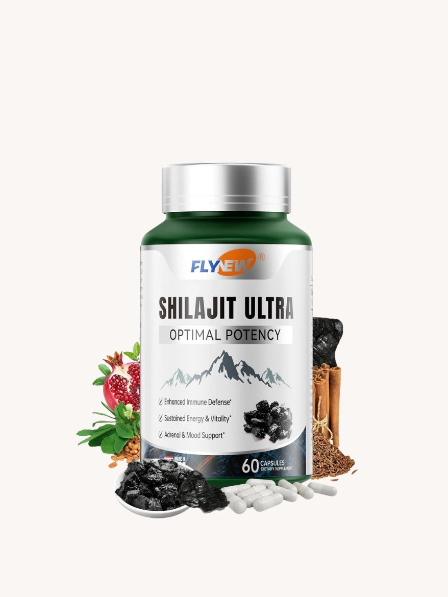 Flynew Shilajit Ultra Optimal Potency, Shilajit Extract with L-Arginine