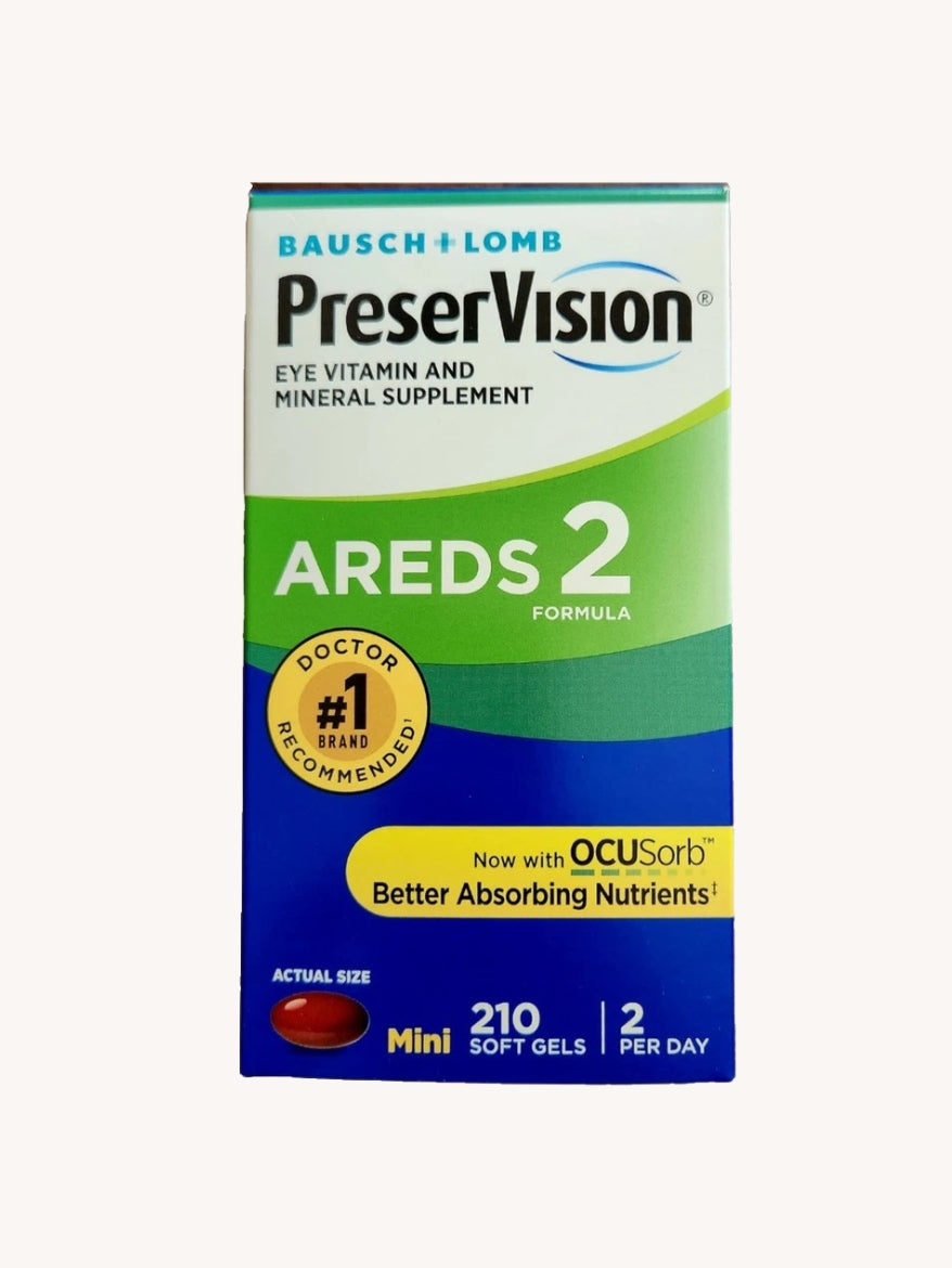 PreserVision AREDS 2 Eye Vitamins 210 Mini Softgels