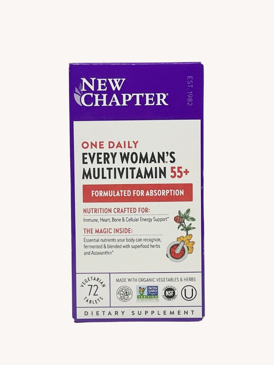 New Chapter 72 Tablets Multivitamin Supplement for Woman