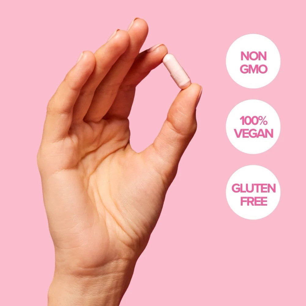 FLO Ovarian Support Vitamin 90 Vegan Capsules Dietary Supplement Hormone Balance