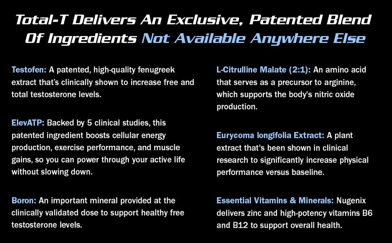 Nugenix Total-T Free and Total Testosterone Booster Supplement 90 Capsules