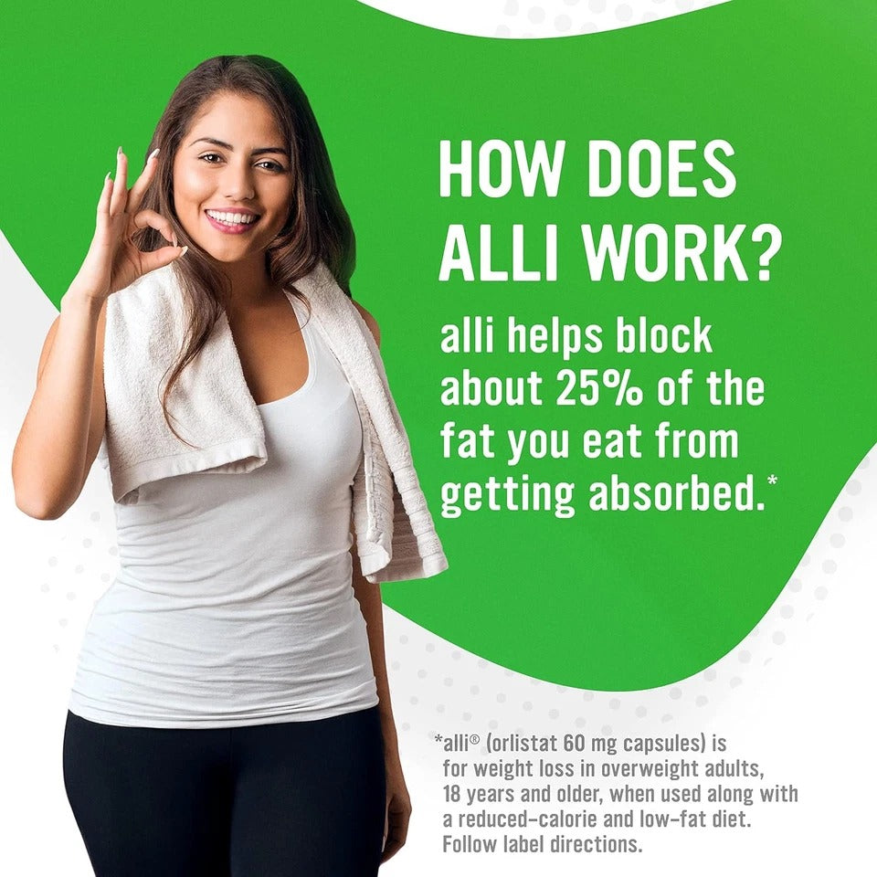 Diet Weight Loss Supplement Pills, Orlistat 60Mg, 170 Count