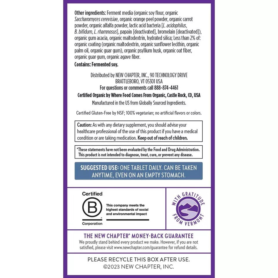 New Chapter Every Man's Multivitamin Tablets - 48 Count