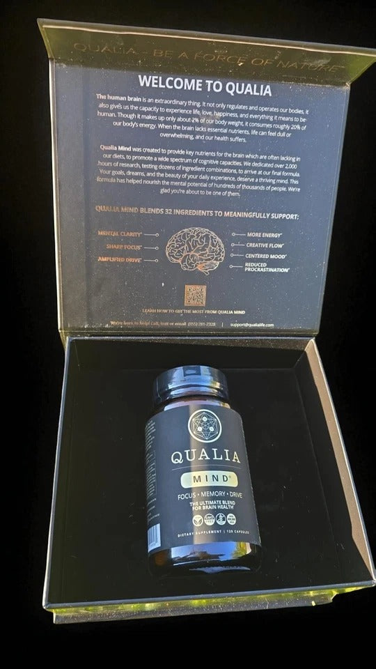 Qualia Mind Supplement Blend for Brain Health 120 Capsules