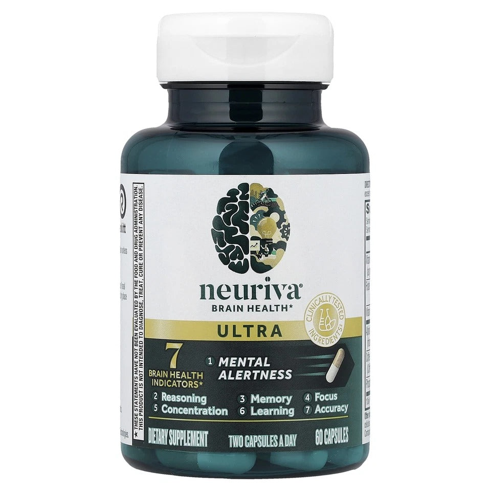Neuriva Brain Health, Ultra, 60 Capsules