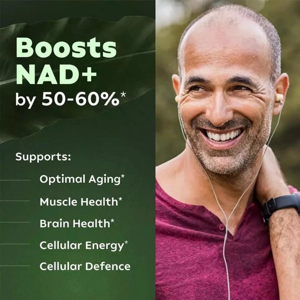 NAD+ Supplement for Anti-Aging Energy Focus & Nicotinamide