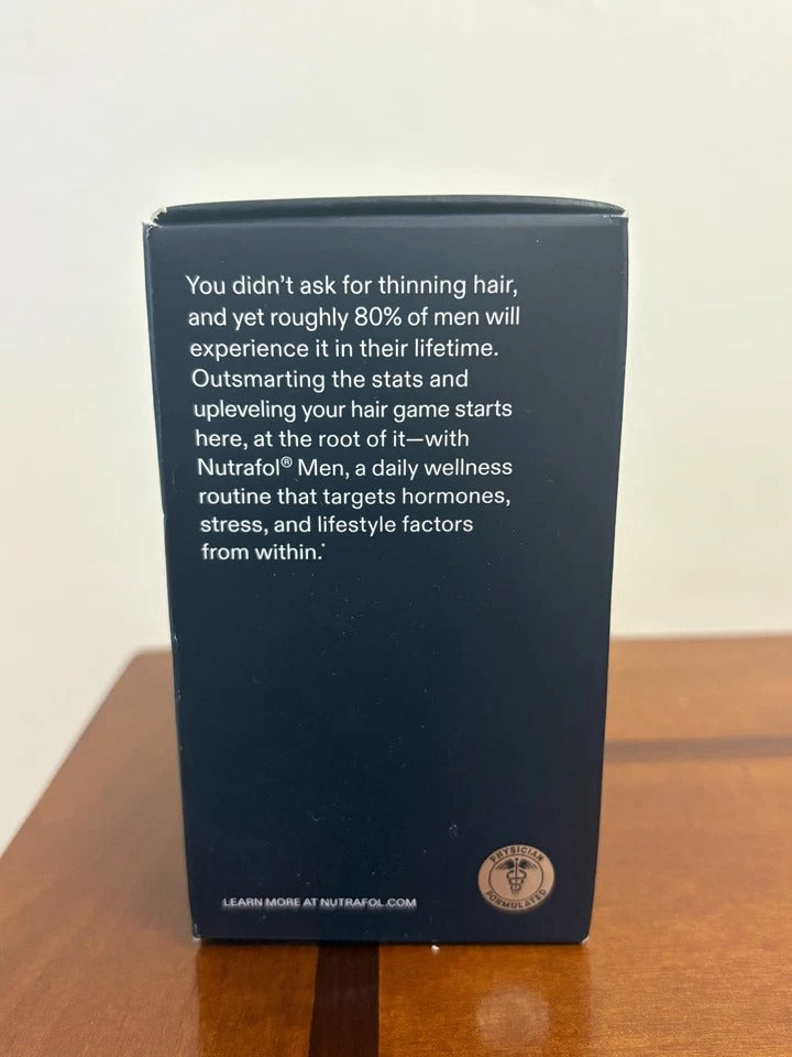 NUTRAFOL Men Hair Growth Nutraceutical Dietary Supplement - 120 Capsules