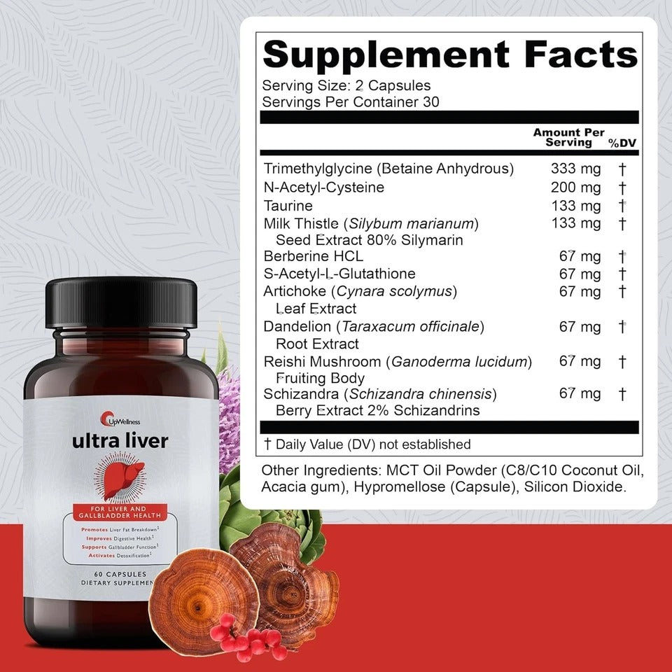 Ultra Liver Supplement for Liver and Gallbladder Support