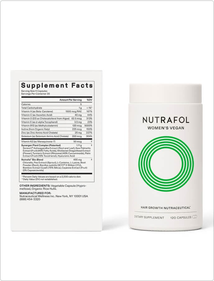 Nutrafol Women'S Vegan Hair Growth Supplement